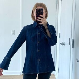 H&M Fitted Denim Shirt